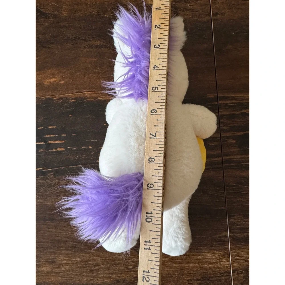 Aurora Plush Unicorn White Purple You Are Magic Stuffed Animal 12 Inch